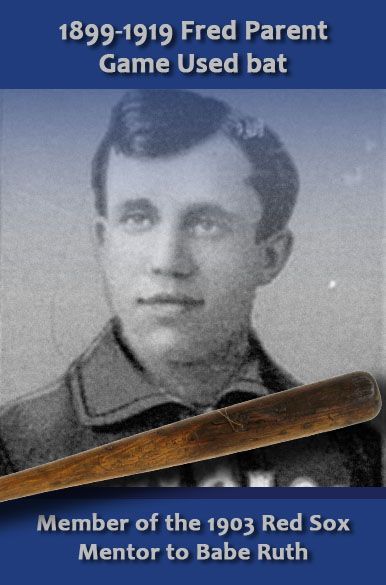 1899-1919 circa Fred Parent Sanford Bat Co. Side Written Professional Model Game Used Bat - 1903 Boston Red Sox member (MEARS LOA)