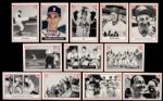 1983 Milwaukee Braves Hank Aaron & Warren Spahn Story Sets - Both With Certified Autographed Cards & Spahn Signed Harley Davidson Card - JSA