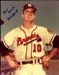 Milwaukee Boston Atlanta Braves Signed 8 x 10 Photos - Lot of 415 - JSA