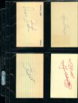 1965-78 Massive NHL Hockey Signed Collection With Index Cards Letters & Photos - Nearly 100 Autographs - JSA