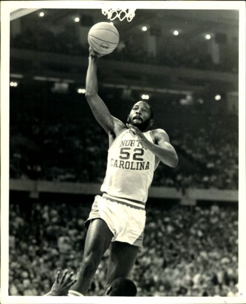 1980-82 circa James Worthy UNC Tarheels "The Sporting News Collection Archives" Original 8" x 10" Photo (Sporting News Collection Hologram/MEARS Photo LOA)