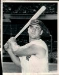 1954-57 circa Ted Kluszewski Cincinnati Reds The Sporting News Collection Archives Original Type 1 7 x 9 Photo (Sporting News Collection Hologram/MEARS Type 1 Photo LOA) - Lot of 2