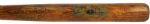 1906-11 Nap Lajoie J.F. Hillerich & Sons Hand Turned Professional Model Decal Game Used Bat (MEARS A7)