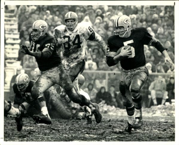 1966 Paul Hornung Green Bay Packers "The Sporting News Collection Archives" Original 8" x 10" Photo (Sporting News Collection Hologram/MEARS Photo LOA)