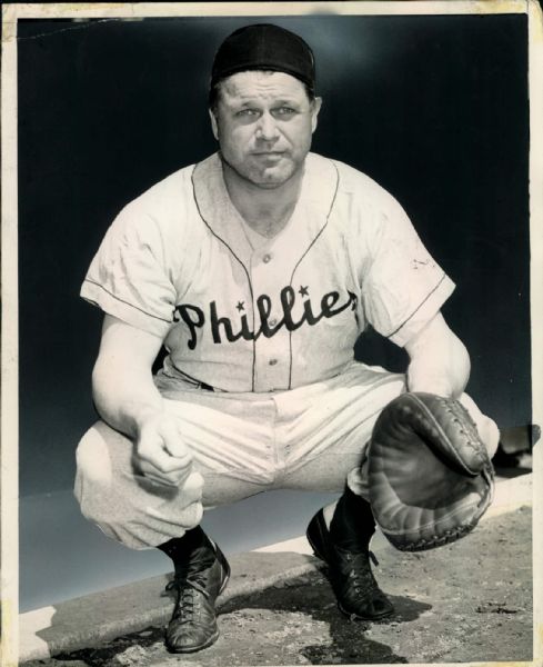 1945 Jimmie Foxx Philadelphia Phillies "The Sporting News Collection Archives" Original 8" x 10" Production Art (Sporting News Collection Hologram/MEARS Photo LOA)