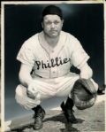 1945 Jimmie Foxx Philadelphia Phillies "The Sporting News Collection Archives" Original 8" x 10" Production Art (Sporting News Collection Hologram/MEARS Photo LOA)