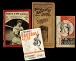 1922-66 Baseball Books, Scorecards, Registers, Annuals - Lot of 9