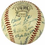1954 & 1955 St. Paul Saints Team Signed Baseball - Lot of 2 One with Basketball HOFer Bill Sharman - JSA
