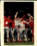1990 World Series Cincinnati Reds Oakland A's The Sporting News Collection Archives Original Type 1 Photos (Sporting News Collection Hologram/MEARS Type 1 Photo LOA) - Lot of 60