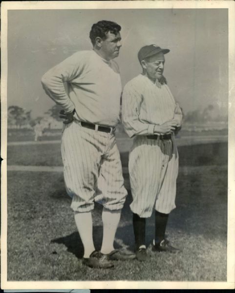 1920-28 circa Babe Ruth New York Yankees "The Sporting News Collection Archives" Original Type 1 8" x 10" Photo (Sporting News Collection Hologram/MEARS Type 1 Photo LOA)