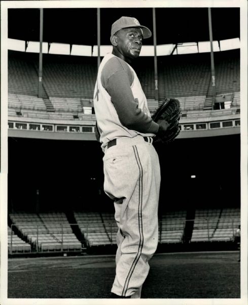 1965 Satchel Paige Kansas City Athletics "The Sporting News Collection Archives" Original 8" x 10" Photo (Sporting News Collection Hologram/MEARS Photo LOA)