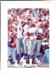 1992-94 Dallas Cowboys Buffalo Bills Super Bowl The Denver Post Original Type 1 Photos (Denver Post Hologram/MEARS Type 1 Photos LOA) - Lot of 24