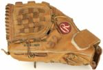 1984 Steve Carlton Philadelphia Phillies Game Worn Glove w/ team signed baseball - PBS TV Station Promotional prize!!! (MEARS LOA)