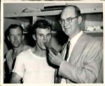 1956 World Series New York Yankees Brooklyn Dodgers The Sporting News Collection Archives Original Type 1 Photos (Sporting News Collection Hologram/MEARS Type 1 Photo LOA) - Lot of 38
