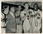 1957 Milwaukee Braves New York Yankees World Series The Sporting News Collection Archives Original Type 1 Photos (Sporting News Collection Hologram/MEARS Type 1 Photo LOA) - Lot of 28