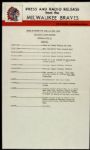 1955-57 Milwaukee Braves Press & Promotional Publications & Trinkets