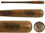 1920's Rogers Hornsby Leacock (Rawlings Hanna Batrite) Professional Model Game Bat -St. Louis Cardinals (MEARS LOA)