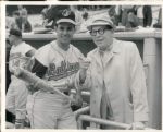 1966 Luis Aparicio Milton Berle Baltimore Orioles "The Sporting News Collection Archives" Original Type 1 8" x 10" Photo (Sporting News Collection Hologram/MEARS Type 1 Photo LOA)