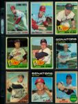 1965-75 Topps Baseball Signed Card - Colossal Lot of 563 w/ Luis Tiant Tony Conigliaro  Sparky Anderson Gil Hodges Leo Durocher  Don Wilson