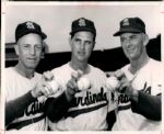 1934-58 St. Louis Cardinals The Sporting News Collection Archives Original Type 1 Photos (Sporting News Collection Hologram/MEARS Type 1 Photo LOA) - Lot of 17