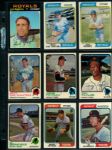 1965-75 Topps Baseball Signed Card - Colossal Lot of 563 w/ Luis Tiant Tony Conigliaro  Sparky Anderson Gil Hodges Leo Durocher  Don Wilson