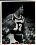 1979 Magic Johnson Los Angeles Lakers "The Sporting News Collection Archives" Original 8" x 10" Photo (Sporting News Collection Hologram/MEARS Photo LOA)