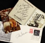 1978-90 Ray Nitschke Green Bay Packers Signed Mementos -Lot of 3 - JSA