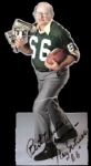 1990 Ray Nitschke Green Bay Packers Signed Store Display & Schedule - JSA