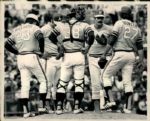 1972 World Series Reds vs. Athletics The Sporting News Collection Archives Original Type 1 Photo (Sporting News Collection Hologram/MEARS Type 1 Photo LOA) - Lot of 30