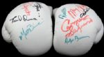 2003 National Sports American Hall of Fame Signed Boxing Gloves w/ 15 Autographs - JSA