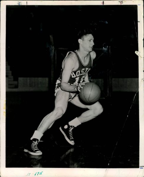 1955 Bill Sharman Boston Celtics "The Sporting News Collection Archives" Original Type 1 8" x 10" Photo (Sporting News Collection Hologram/MEARS Type 1 Photo LOA)