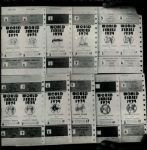 1974 World Series Oakland Athletics Los Angeles Dodgers The Sporting News Collection Archives Original Type 1 Photos (Sporting News Collection Hologram/MEARS Type 1 Photo LOA) - Lot of 29