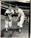 1960 Joe Hauser Joe Adcock Milwaukee Braves "The Sporting News Collection Archives" Original Type 1 8" x 10" Photo (Sporting News Collection Hologram/MEARS Type 1 Photo LOA)