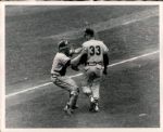 1957 Milwaukee Braves New York Yankees World Series The Sporting News Collection Archives Original Type 1 Photos (Sporting News Collection Hologram/MEARS Type 1 Photo LOA) - Lot of 28