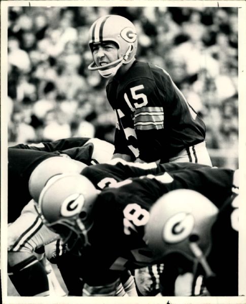 1966 Bart Starr Green Bay Packers "The Sporting News Collection Archives" Original 8" x 10" Photo (Sporting News Collection Hologram/MEARS Photo LOA)