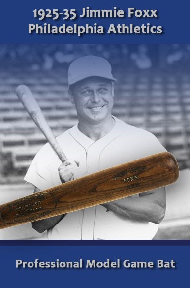 1925-35 Jimmie Foxx Philadelphia Athletics Passon Professional Model Game Bat - Philadelphia Athletics (MEARS Auction LOA)
