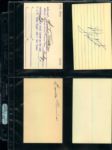1965-78 Massive NHL Hockey Signed Collection With Index Cards Letters & Photos - Nearly 100 Autographs - JSA