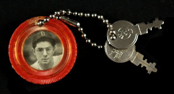 1940s Dom DiMaggio Boston Red Sox Keychain