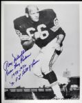 1990s Ray Nitschke Green Bay Packers Signed 8" x 10" Photo - PSA/DNA With Great Inscription