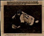 1974 World Series Oakland Athletics Los Angeles Dodgers The Sporting News Collection Archives Original Type 1 Photos (Sporting News Collection Hologram/MEARS Type 1 Photo LOA) - Lot of 29