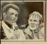 1971-76 Muhammad Ali Chicago Sun-Times Original Type 1 Laser Photo - Lot of 12 (Sun Times Hologram/MEARS Type 1 Photo LOA)