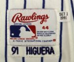 1991 Teddy Higuera Milwaukee Brewers Game Worn Home Jersey - (MEARS A8)
