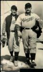 1933 Charlie Root Bud Tinning Chicago Cubs "The Sporting News Collection Archives" Original Type 1 5.5" x 9.5" Photo (Sporting News Collection Hologram/MEARS Type 1 Photo LOA)