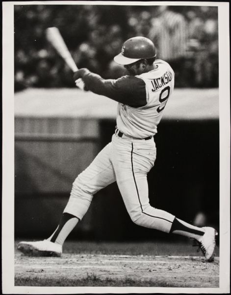 1971 Reggie Jackson Oakland Athletics "The Sporting News Collection Archives" Original Type 11" x 14" Choice Jumbo Oversized Photo (TSN Collection Hologram/MEARS Photo LOA) 1:1, Unique