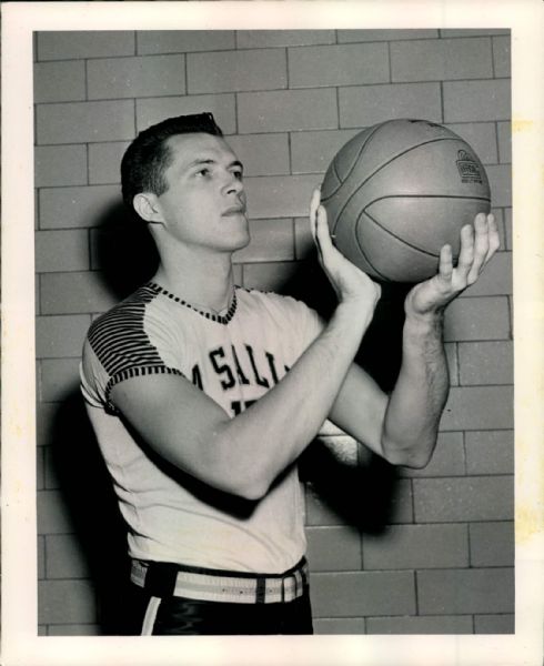 1954 Tom Gola LaSalle University "The Sporting News Collection Archives" Original Type 1 8" x 10" Photo (Sporting News Collection Hologram/MEARS Type 1 Photo LOA)