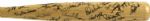 1980s Milwaukee Brewers Signed Bat With 39 Autographs With Pete Vuckovich Robin Yount Paul Molitor Jim Gantner - JSA