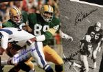 1990s Ray Nitschke & Willie Wood and Dave Robinson Signed 8" x 10" Photo - JSA
