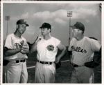 1954-59 circa Ted Kluszewski Cincinnati Reds The Sporting News Collection Archives Original Type 1 Photos (Sporting News Collection Hologram/MEARS Type 1 Photo LOA) - Lot of 10