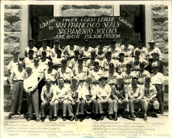1947 San Francisco Seals Sacramento Solons PCL "The Sporting News Collection Archives" Original Type 1 8" x 10" Photo (Sporting News Collection Hologram/MEARS Type 1 Photo LOA)