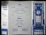 1953 Ray Nitschke Personal Proviso High School Athletic Banquet Program - Family Letter Green Bay Packers Legend